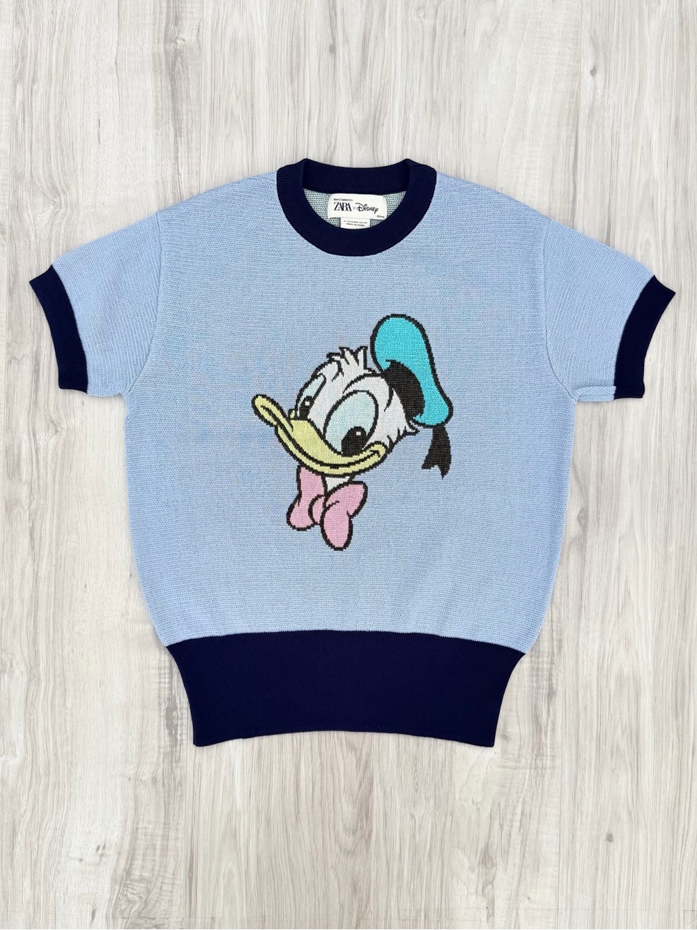 Zara x Harry Lambert x Disney Donald Duck Knit T-Shirt